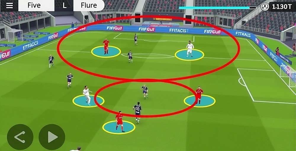 FIFA Mobile Guru - Strategic Gameplay FIFA Mobile Guru gameplay showing tactical football strategies